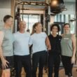 A personal training session at Focus Health & Fitness Norwest, featuring personal trainers and clients enjoying their health and fitness time at the Bella Vista Studio.