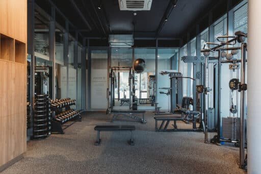 Modern personal training studio in Norwest with premium strength equipment and clean design dash focus health and fitness Bella Vista - Hills District