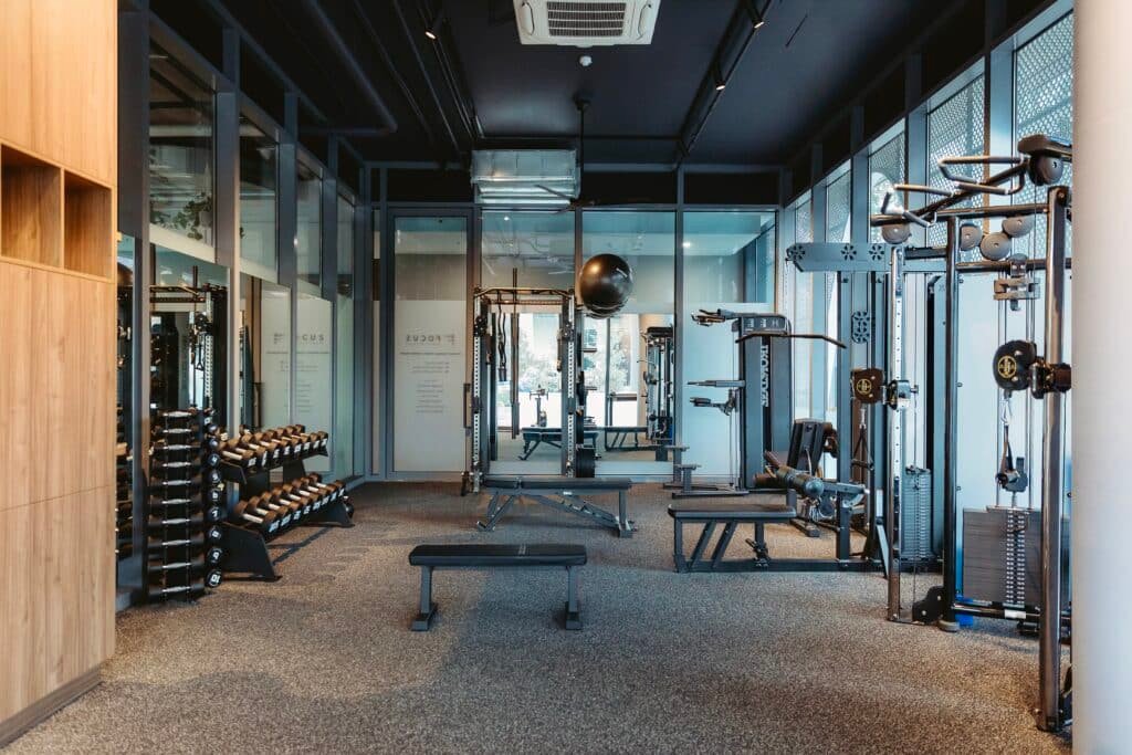Focus Health & Fitness personal training studio in Norwest – modern gym space with high-quality equipment, clean facilities, and a welcoming environment for strength, cardio, and functional training in the Hills District near Bella Vista and Castle Hill