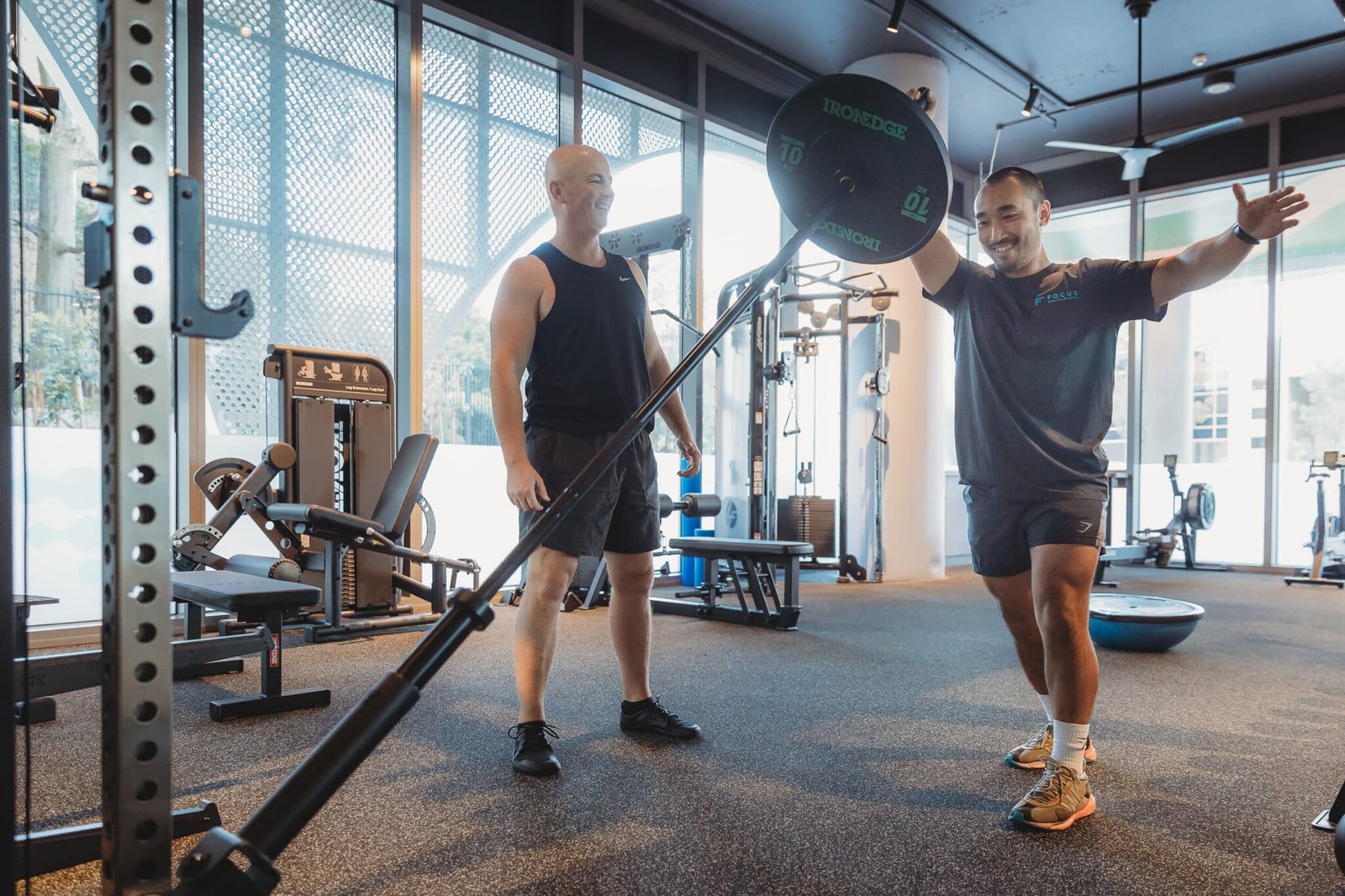 Client improving energy through personalised strength and mobility training at Focus Health & Fitness in Norwest