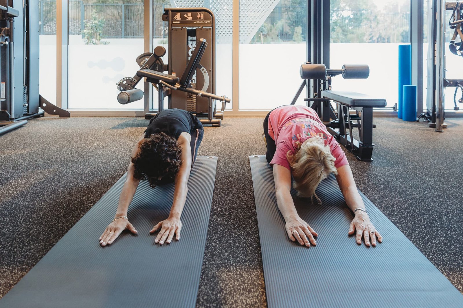 Woman in Hills District doing strength training during perimenopause with personal trainer Norwest